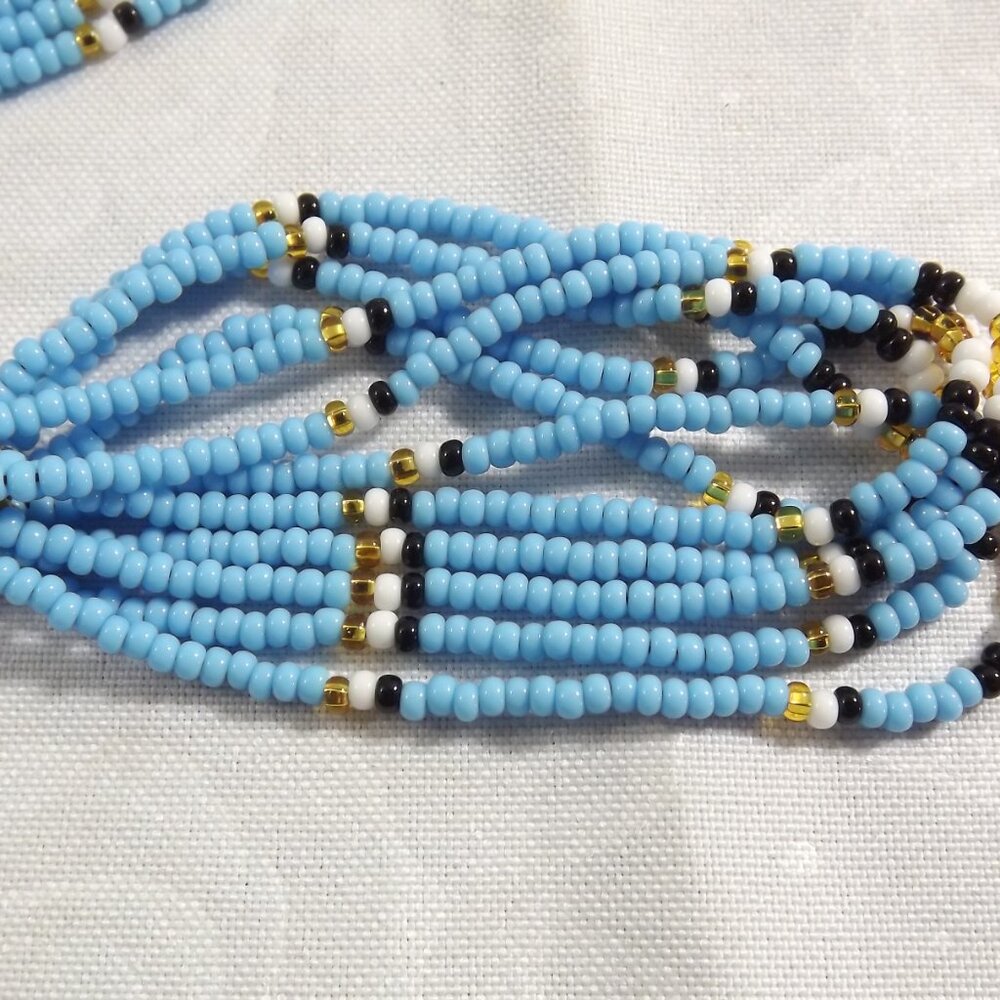 Hand Crafted Multicolor Beaded Keychain - Picture 5 of 6